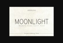 Moonlight Font Poster 1