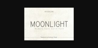 Moonlight Font Poster 1