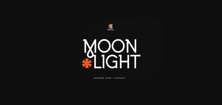 Moonlight Font Poster 3