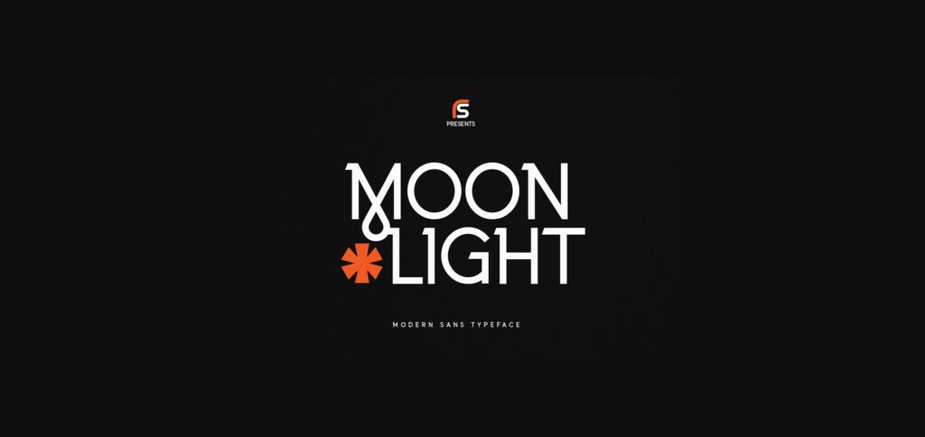 Moonlight Font Poster 1