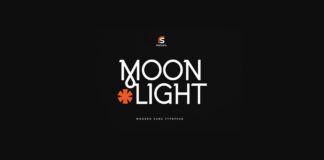 Moonlight Font Poster 1