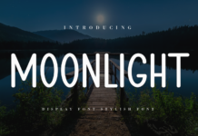 Moonlight Font Moonlight Font Poster 1