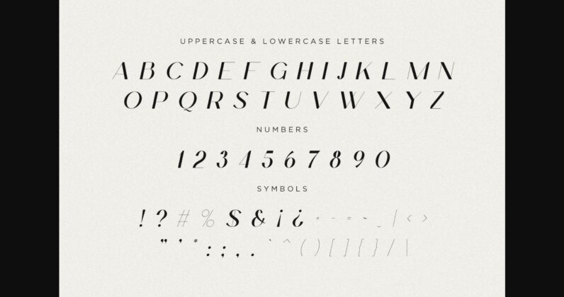 Moonlight Italic Font Poster 4