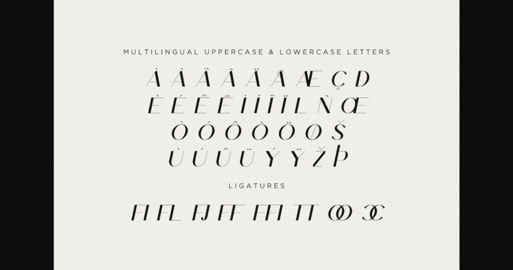 Moonlight Italic Font Poster 5