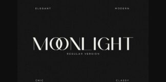 Moonlight Regular Font Poster 1