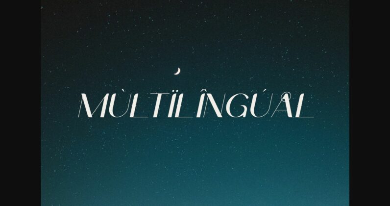Moonlight  Font Poster 6