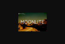 Moonlite Font Poster 1