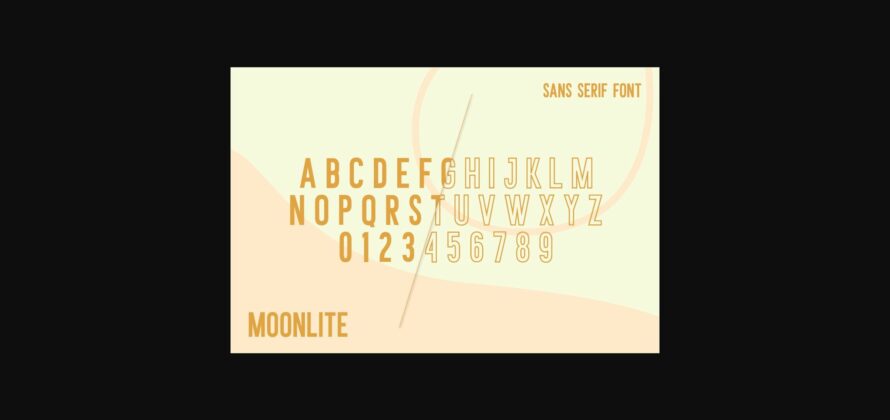 Moonlite Font Poster 7