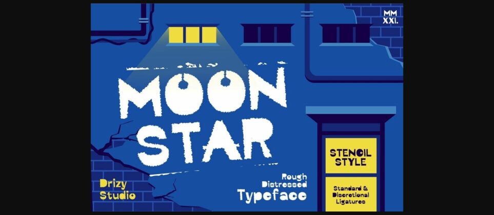 Moonstar Font Poster 3