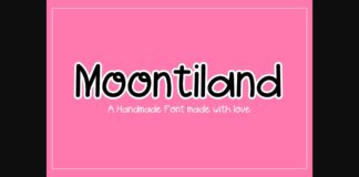 Moontiland Font Poster 1