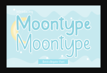 Moontype Font Poster 1
