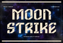 Mooonstrike Font Poster 1