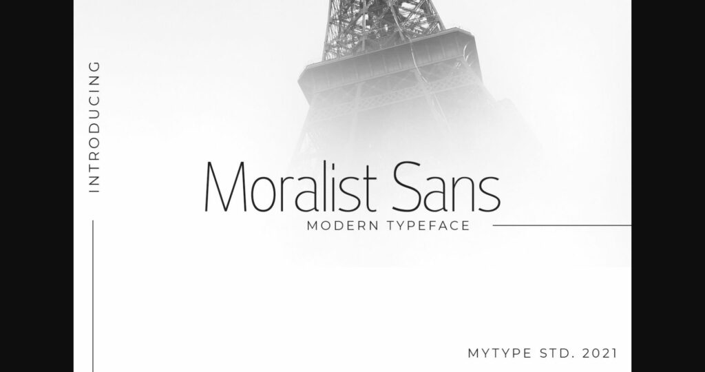 Moralist Sans Font Poster 1