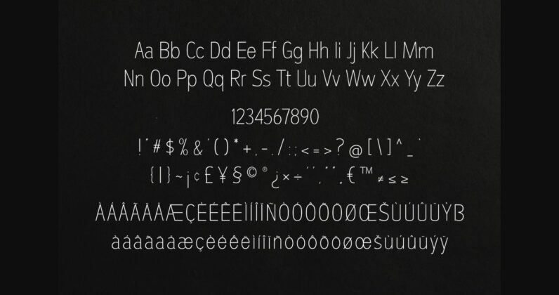 Moralist Sans Font Poster 8