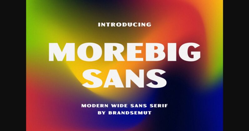 Morebig Sans Font Poster 3