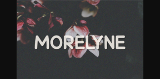 Morelyne Font Poster 1