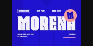 Morena Font Poster 1