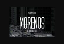 Morenos Font Poster 1