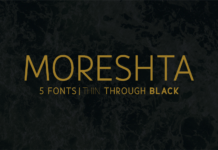 Moreshta Family Font Poster 1
