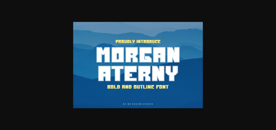 Morgan Aterny Font Poster 3