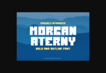 Morgan Aterny Font Poster 1