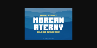 Morgan Aterny Font Poster 1