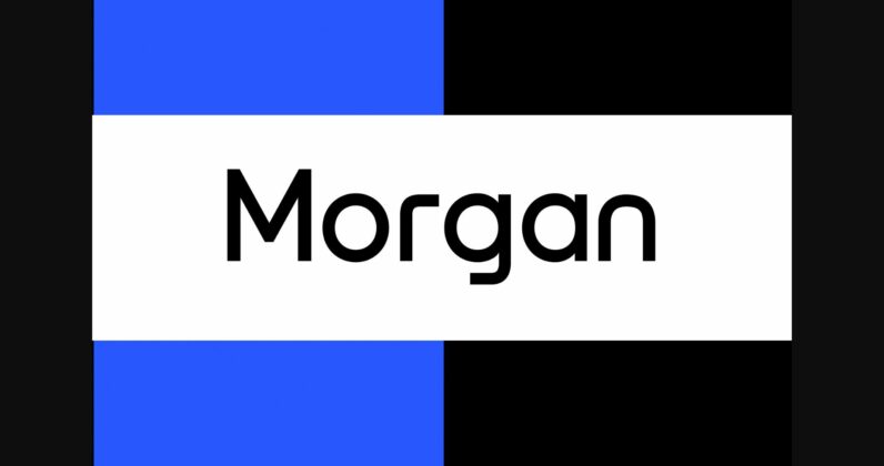 Morgan Font Poster 3