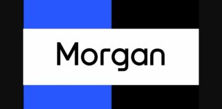 Morgan Font Poster 1