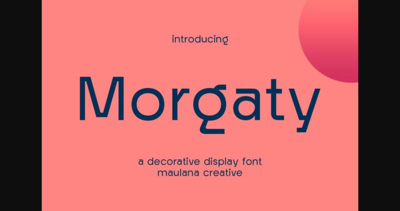 Morgaty Font Poster 3