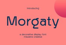 Morgaty Font Poster 1