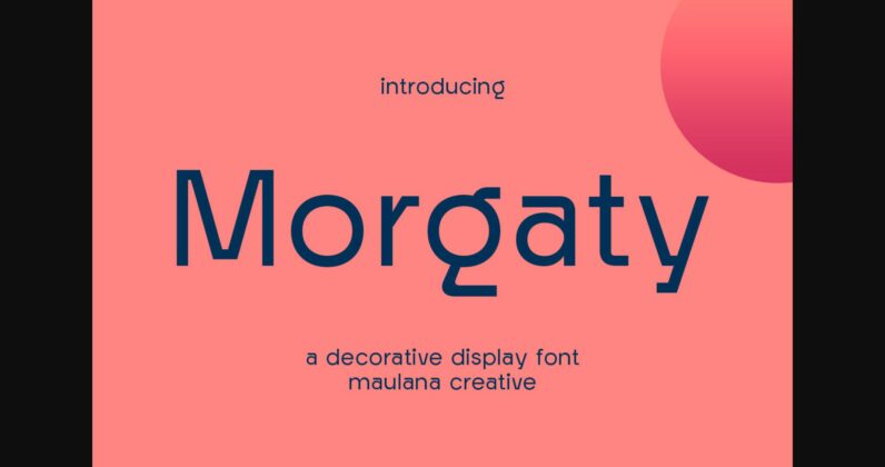 Morgaty Font Poster 1