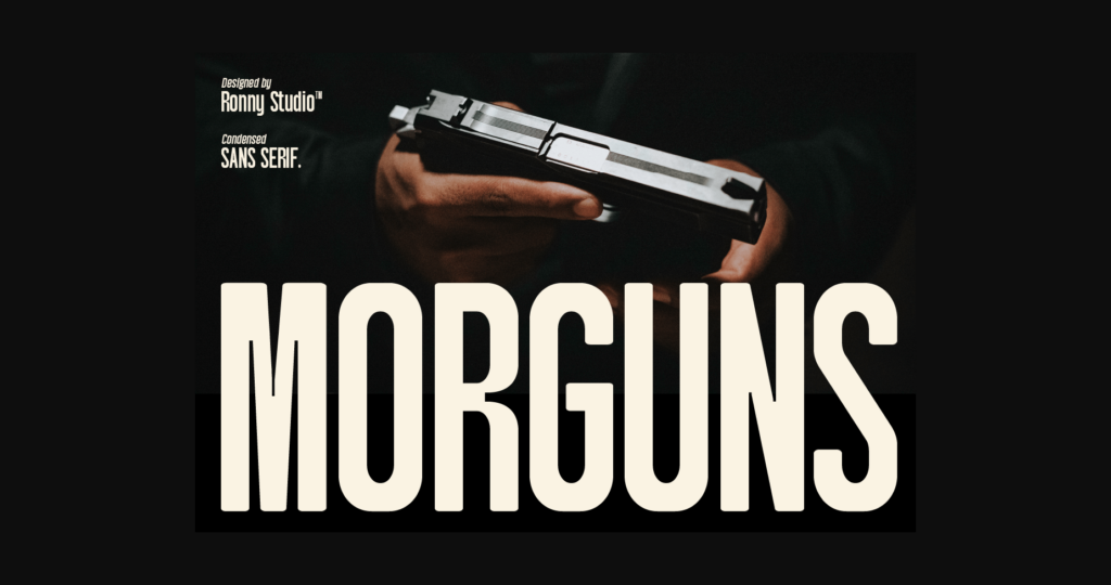 Morguns Font Poster 1