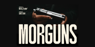 Morguns Font Poster 1