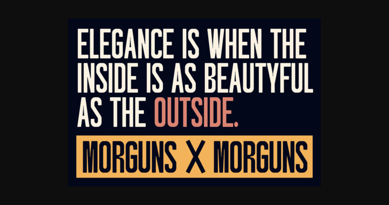 Morguns Font Poster 7
