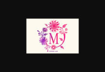 Morina Monogram Font Poster 1