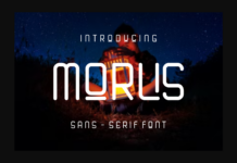 Morlis Font Poster 1