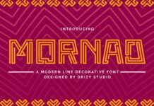 Mornad Font Poster 1