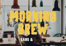 Morning Brew Font Poster 1
