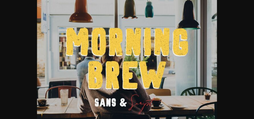 Morning Brew Font Poster 1