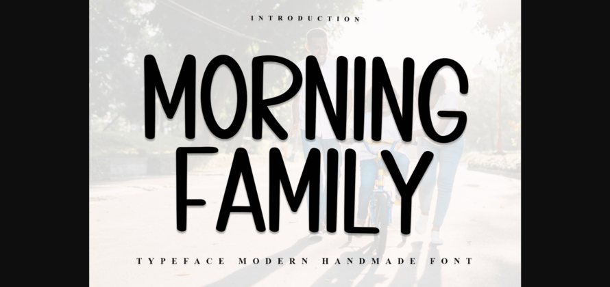 Morning Family Font Poster 3