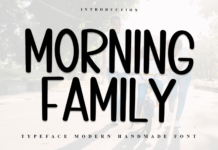 Morning Family Font Poster 1