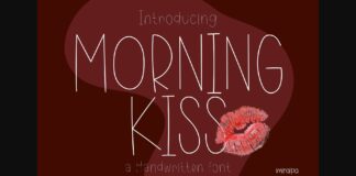 Morning Kiss Font Poster 1