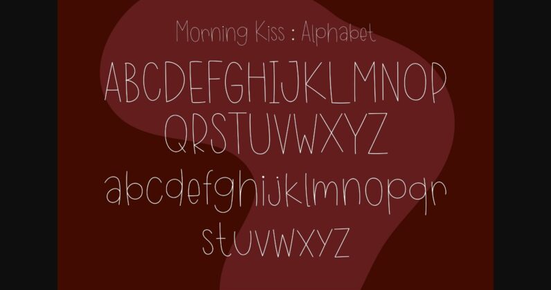 Morning Kiss Font Poster 5