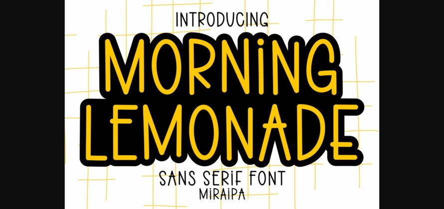 Morning Lemonade Font Poster 1