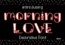 Morning Love Font Poster 1