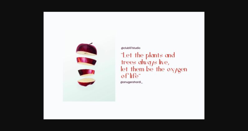Morning Side Font Poster 2