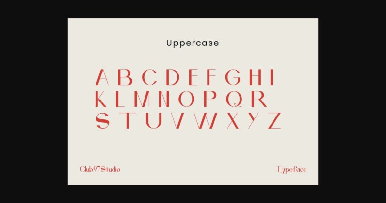 Morning Side Font Poster 8