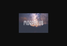 Morpheus Font Poster 1