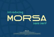 Morsa Font Poster 1