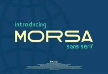 Morsa Font Morsa Font Poster 1